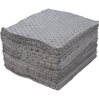 Premium Fine Fibre Sorbent Pads, Universal, 15" x 17", 30 gal. Absorbancy Ontario Packaging