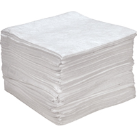 Premium Anti Static Sorbent Pads, Oil Only, 15" x 18", 25 gal. Absorbancy Ontario Packaging