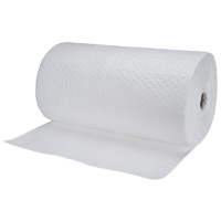 Industrial-Grade Fine Fibre Sorbent Rolls, Heavyweight, 150' L x 30" W, 70 gal. Absorbancy Ontario Packaging