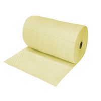 Industrial-Grade Fine Fibre Sorbent Rolls, Heavyweight, 150' L x 30" W, 70 gal. Absorbancy Ontario Packaging