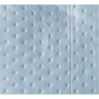 Feuilles absorbantes bleues li&eacute;es de premi&egrave;re qualit&eacute;, Huile seulement, 15" x 18", 30 gal. d'absorption Ontario Packaging