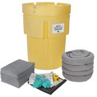 Trousse &eacute;conomique de lutte contre les d&eacute;versements, Universel, Baril, Absorbance de 95 gal. US Ontario Packaging