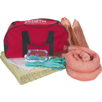 Trousse de lutte contre les d&eacute;versements pour v&eacute;hicules, Mati&egrave;res dangereuses, Sac, Absorbance de 10 gal. US Ontario Packaging