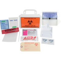 Deluxe Clean-Up Spill Kit, Biohazard, Case SEJ383 | Ontario Packaging