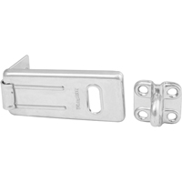 General Security Hardened Steel Hasp, Silver Ontario Packaging