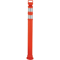 Ez-Grab™ Delineator Posts, 42" H, Orange SEJ658 | Ontario Packaging