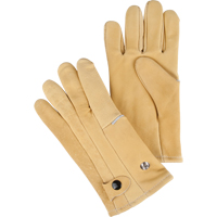 Driver's Style Gloves, Large, Grain Cowhide Palm, Fleece Inner Lining SEK146 | Ontario Packaging