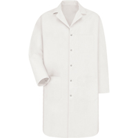 Lab Coat, Poly-Cotton, Small, White Ontario Packaging