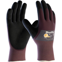 Gants MaxiDry, Moyen, R&ecirc;vetement Mousse de nitrile, Calibre 18, Enveloppe en Nylon Ontario Packaging