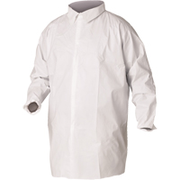 KleenGuard A20 Lab Coats, SMS, White, Large Ontario Packaging