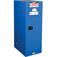 Sure-Grip<sup>®</sup> Ex Hazardous Material Slimline Safety Cabinets, 54 Gal., 23.25" x 65" x 34" SEL035 | Ontario Packaging