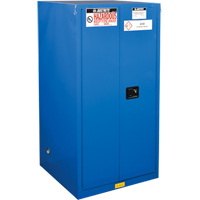 ChemCor<sup>®</sup> Lined Hazardous Material Safety Cabinets, 60 gal., 34" x 65" x 34" SEL039 | Ontario Packaging