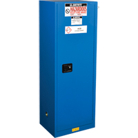 ChemCor<sup>®</sup> Lined Hazardous Material Slimline Safety Cabinets, 22 gal., 23.25" x 65" x 18" SEL044 | Ontario Packaging