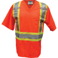Mesh Safety T-Shirt, Polyester, Small, Orange Ontario Packaging