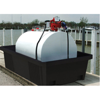 Poly-Tank&reg; Containment Unit 550 Without Drain, 113" L x 71" W x 32" H, 750 US gal. Capacity Ontario Packaging
