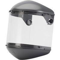 Fibre-Metal Dual 4" Crown High Performance Face Shield System, Propionate, Ratchet Suspension Ontario Packaging