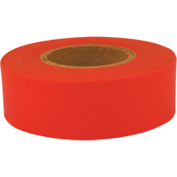 Sub-Zero Flagging Tape, 1.2" W x 150' L, Fluorescent Red Ontario Packaging