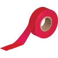 Flagging Tape, 1.188" W x 300' L, Red SEN591 | Ontario Packaging