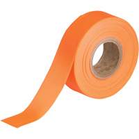 Flagging Tape, 1.188" W x 150' L, Fluorescent Orange SEN596 | Ontario Packaging