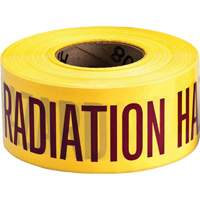 Barricade Tape, English, 3" W x 1000' L, 3 mils, Magenta on Yellow SEN936 | Ontario Packaging