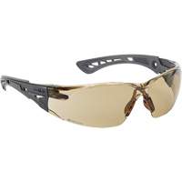 Rush+ Safety Glasses, Brown Lens, Anti-Fog/Anti-Scratch Coating, CSA Z94.3 SEO787 | Ontario Packaging