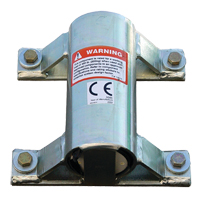 Base &agrave; davier pour collier de passage pour installation murale DBI-SALA Advanced Ontario Packaging