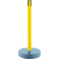 Outdoor TensaBarrier&reg; - Receiver Posts, 37" High, Yellow Ontario Packaging