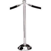 Portable Posts, 39" High, Polished Chrome Ontario Packaging