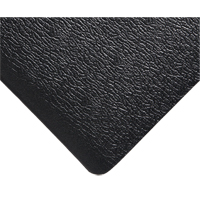 Deluxe Soft Step No. 444 Mats, Pebbled, 3' x 5' x 5/8", Black, PVC Sponge SFE584 | Ontario Packaging