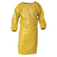 KleenGuard Chemical Spray Protective Smock, Polypropylene, Yellow, 34" W x 52" L Ontario Packaging