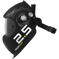 vegaview2.5 Welding Helmets, 3.94" L x 1.97" W View Area, 2.5/8 - 12 Shade Range, Black Ontario Packaging