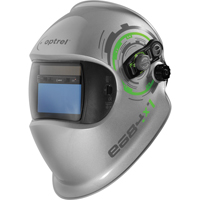 e684 Welding Helmets, 3.94" L x 1.97" W View Area, 4/5 - 13 Shade Range, Silver Ontario Packaging