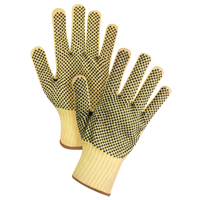 Double-Sided Dotted Seamless String Knit Gloves, Size Large/9, 7 Gauge, PVC Coated, Kevlar<sup>®</sup> Shell, ASTM ANSI Level A2/EN 388 Level 3 SFP802 | Ontario Packaging