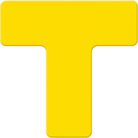 Marqueurs all&eacute;g&eacute;e/5S Armor Stripe, T, 6" lo x 6" la, Jaune, Plastique Ontario Packaging