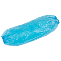 Disposable Sleeves, 18" long, Polyethylene, Blue SFU586 | Ontario Packaging