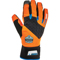 ProFlex&reg; 818WP Performance High-Visibility Thermal Waterproof Utility Gloves, Polyurethane Palm, Size Small Ontario Packaging