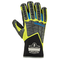 ProFlex&reg; Performance Dorsal Impact-Reducing Gloves + Thermal WP, Small, Suede Palm, Safety Cuff Ontario Packaging