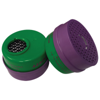Cartouche pour respirateur, Combinaison cartouche et filtre contre les particules pour gaz/vapeurs, Ammoniac/M&eacute;thylamine/Filtre P100 Ontario Packaging