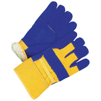 Gants d'ajusteur pour femmes, Dames, Paume en Cuir fleur de vache, Doublure en Coton Ontario Packaging
