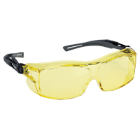 Dynamic OTG Extra Series Safety Glasses, Amber Lens, Anti-Fog/Anti-Scratch, ANSI Z87+/Meets/Exceeds CSA Z94.3 Ontario Packaging