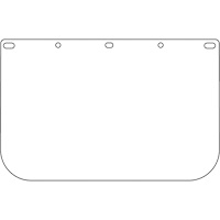 Dynamic Die Cut Faceshield Visor, PETG, Clear Tint Ontario Packaging