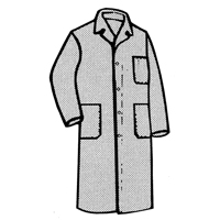 Shop Coats, Poly-Cotton, Size 48, Green SG551 | Ontario Packaging