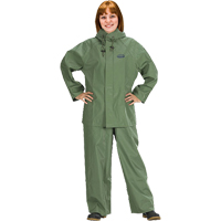 Hurricane Flame Retardant/Oil Resistant Rain Suits - Rainsuits, 4X-Large, Green Ontario Packaging
