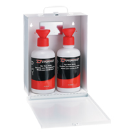 Dynamic™ Eyewash Station with Empty Bottles, Double SGA871 | Ontario Packaging