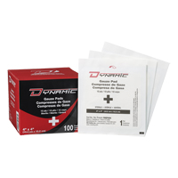 Gaze Dynamic<sup>MC</sup>, Tampon, 4" lo x 4" la, Stérile, Dispositif médical Classe 1 SGB121 | Ontario Packaging