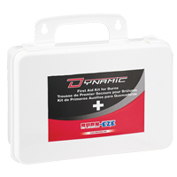 Dynamic™ Industrial Burn First Aid Kit, 16-unit Plastic Box, Class 2 SGB139 | Ontario Packaging