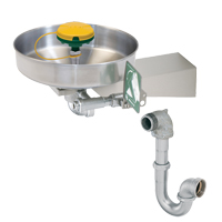 Axion<sup>®</sup> Eye/Face Wash Station, Wall-Mount Installation, Stainless Steel Bowl SGC270 | Ontario Packaging