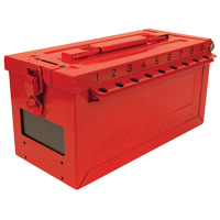 Small Group Lock Box, Red SGC387 | Ontario Packaging