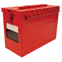 Large Group Lock Box, Red SGC389 | Ontario Packaging