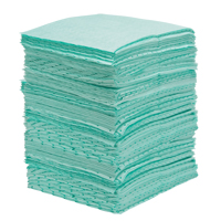 Premium Bonded Sorbent Pads, Hazmat, 15" x 18", 30 gal. Absorbancy Ontario Packaging